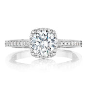 Round Bloom Engagement Ring