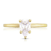 Pear Solitaire Engagement Ring