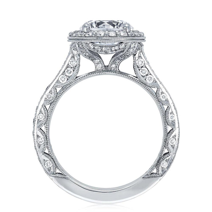 Round Bloom Engagement Ring