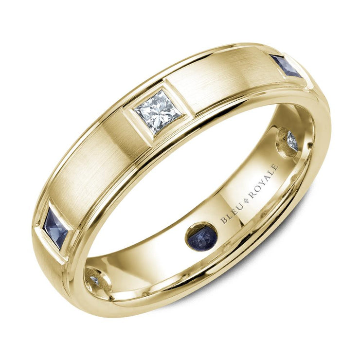 Bleu Royale Wedding Band