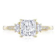 Princess 3-Stone Engagement Ring