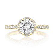 Round Bloom Engagement Ring