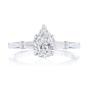 Pear 3-Stone Engagement Ring