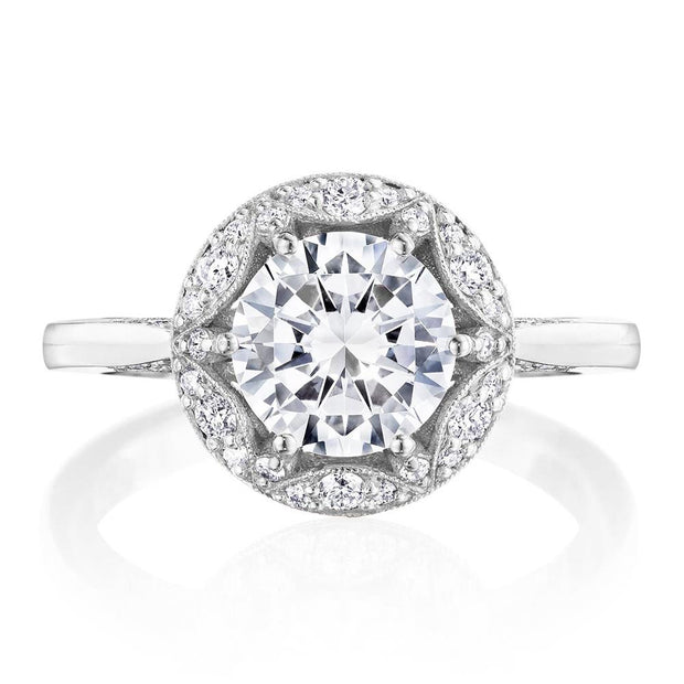 Round Bloom Engagement Ring