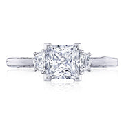 Princess 3-Stone Engagement Ring