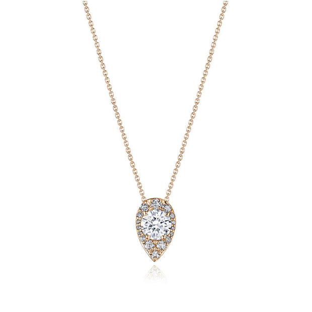 17"" Pear Bloom Diamond Necklace