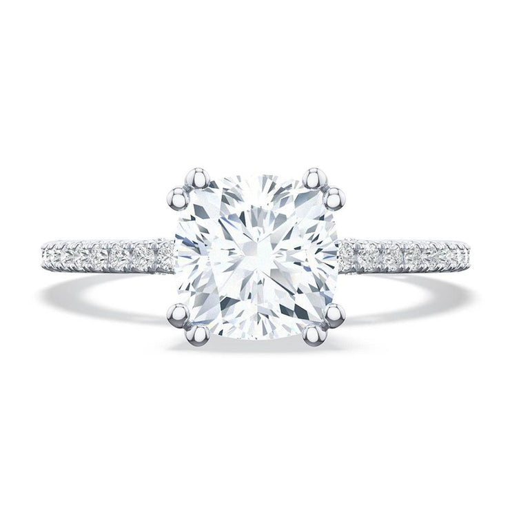 Cushion Solitaire Engagement Ring