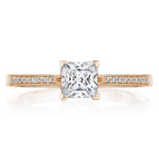 Princess Solitaire Engagement Ring