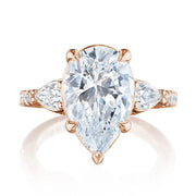 Pear 3-Stone Engagement Ring