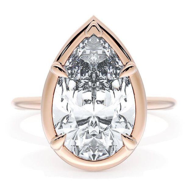 Pear Solitaire Engagement Ring