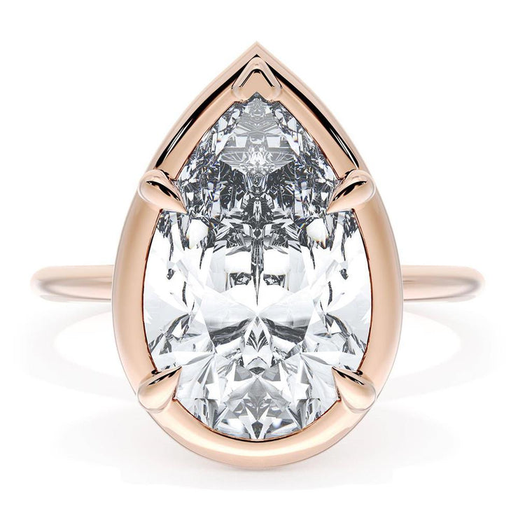 Pear Solitaire Engagement Ring