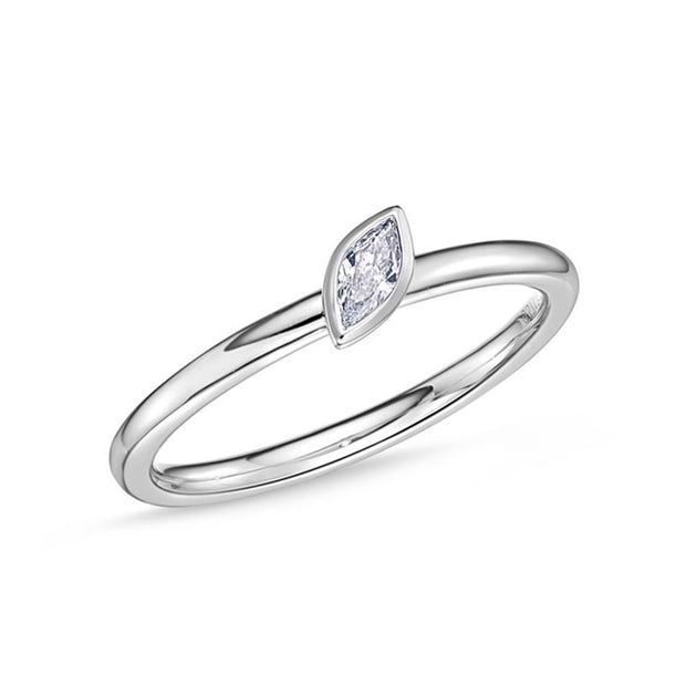 Marquise Petite Stackable Band .09ctw approx.