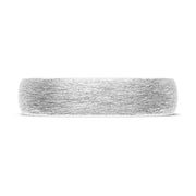 Classic Rounded in Brushed Finish Wedding Band