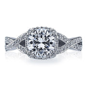 Round Bloom Engagement Ring
