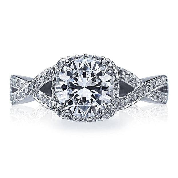 Round Bloom Engagement Ring