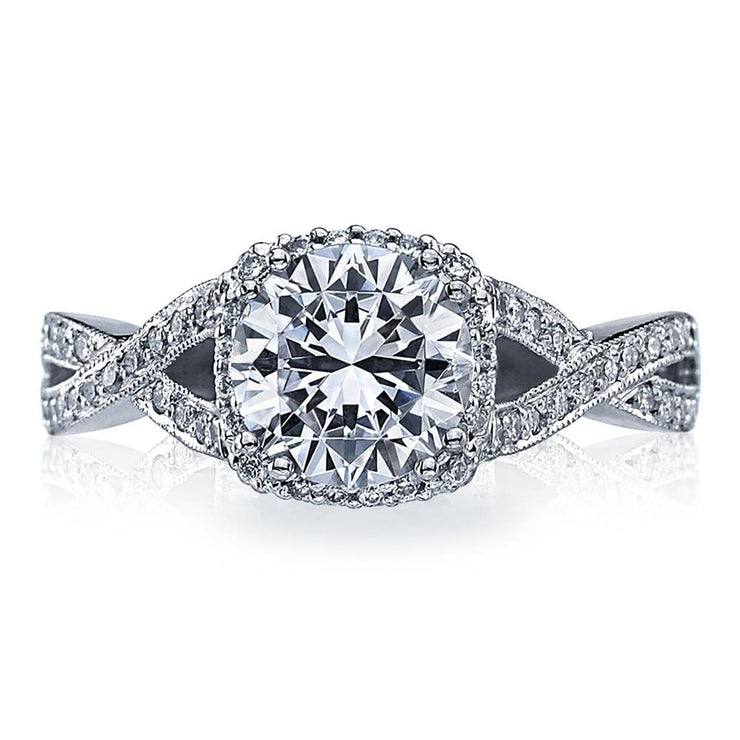 Round Bloom Engagement Ring