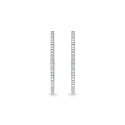 Oval Diamond Hoops 1.20ctw approx.