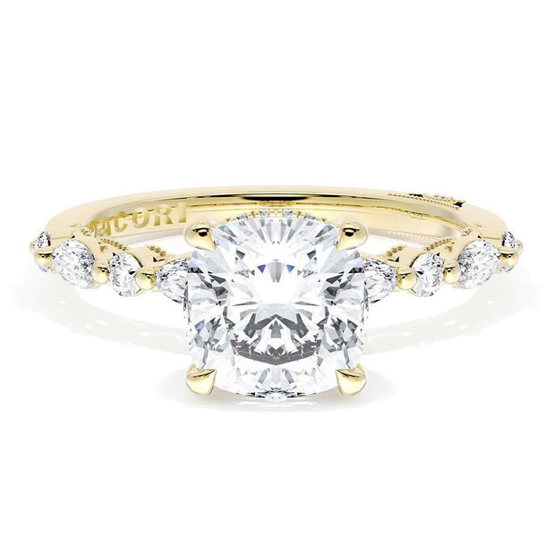 Cushion Solitaire Engagement Ring
