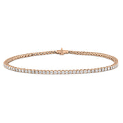 Classic 4-Prong Line Bracelet 2ctw approx.