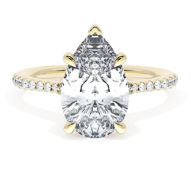 Pear Solitaire Engagement Ring