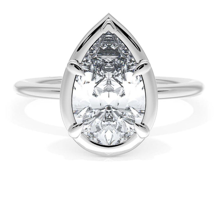 Pear Solitaire Engagement Ring
