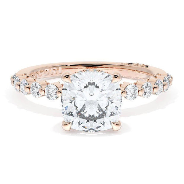 Cushion Solitaire Engagement Ring