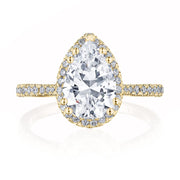 Pear Bloom Engagement Ring