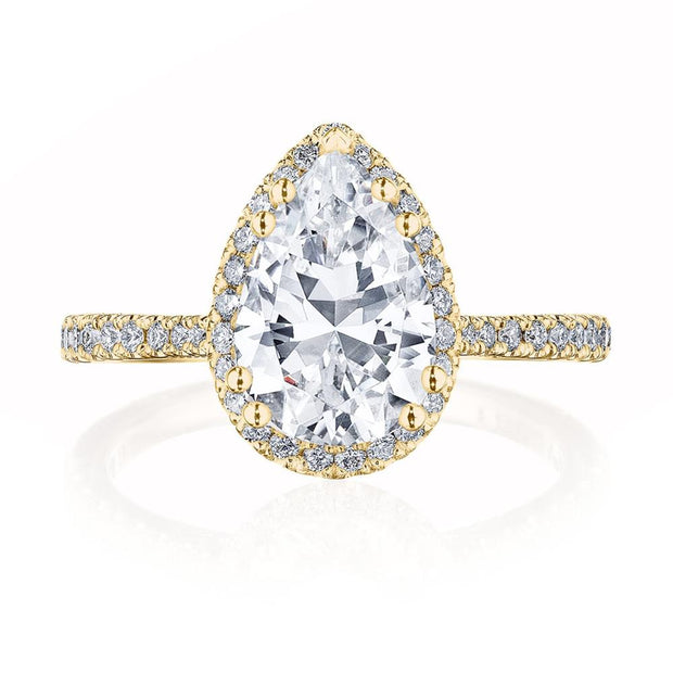 Pear Bloom Engagement Ring