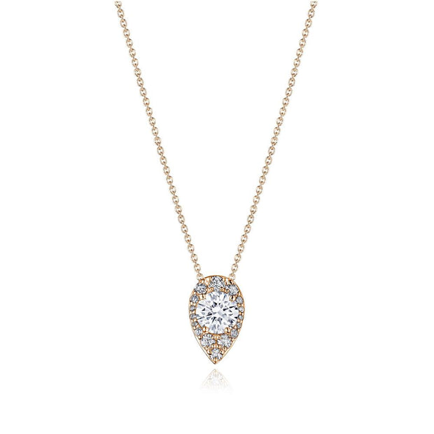 17"" Pear Bloom Diamond Necklace