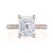 Emerald Solitaire Engagement Ring