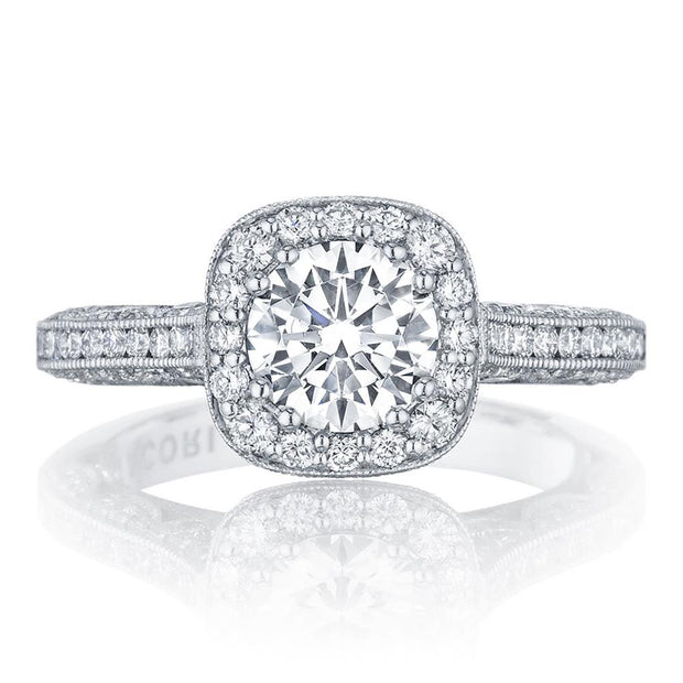 Round Bloom Engagement Ring