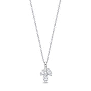 Vintage Petal Diamond Pendant .50ctw approx.
