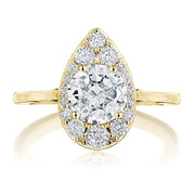 Round Bloom Engagement Ring