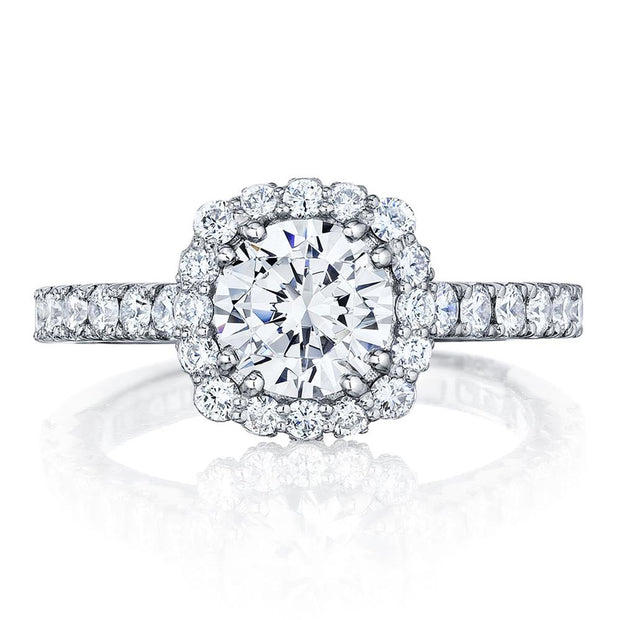 Round Bloom Engagement Ring
