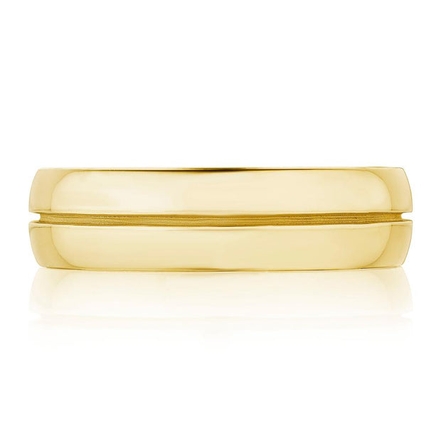 Classic Streamline in High Polish Finish Wedding Band