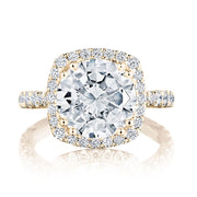 Cushion Bloom Engagement Ring