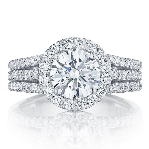 Round Bloom Engagement Ring