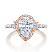 Pear 3-Stone Engagement Ring