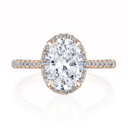 Oval Bloom Engagement Ring