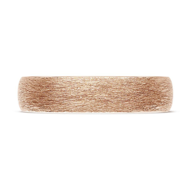 Classic Rounded in Brushed Finish Wedding Band