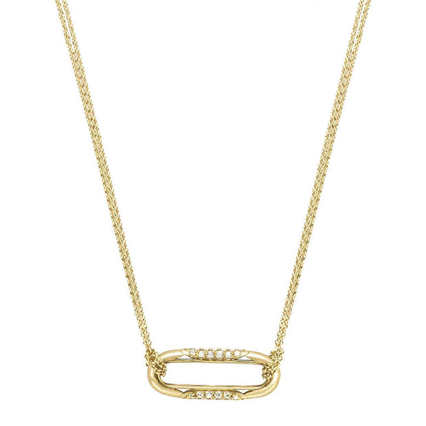 Link Pendant, Diamond