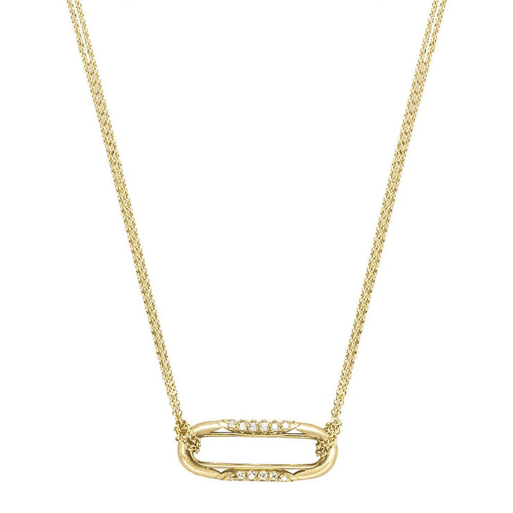 Link Pendant, Diamond