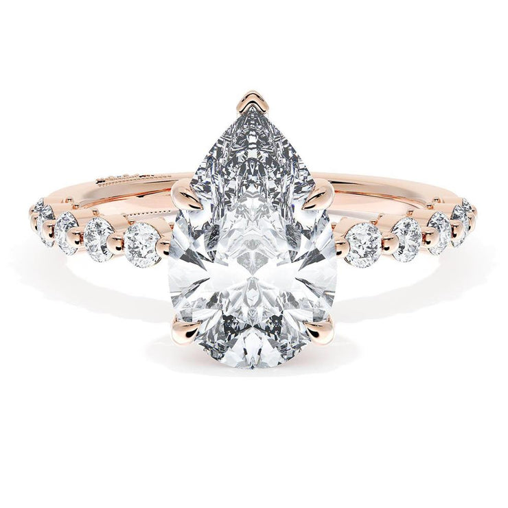 Pear Solitaire Engagement Ring