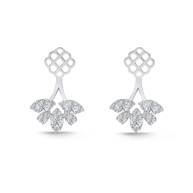 Fancy Brilliant Fashion Jacket / Jacket Earrings, 1st Ser.,