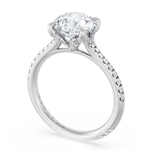 Round Solitaire Engagement Ring