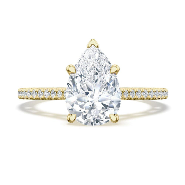 Pear Solitaire Engagement Ring