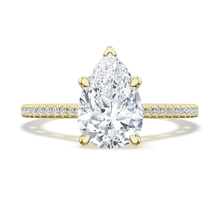 Pear Solitaire Engagement Ring