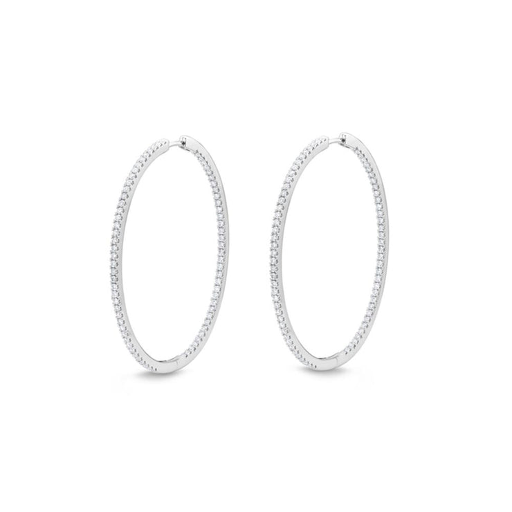 Oval Hinged Hoops