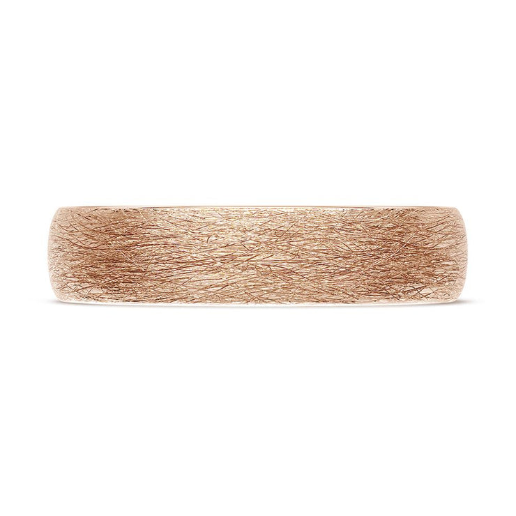 Classic Rounded in Brushed Finish Wedding Band