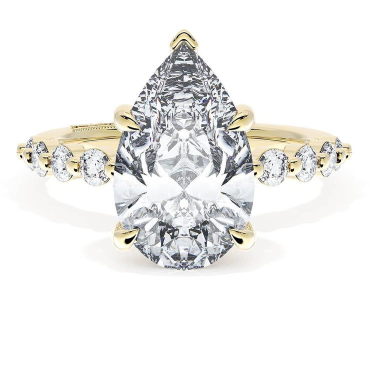 Pear Solitaire Engagement Ring